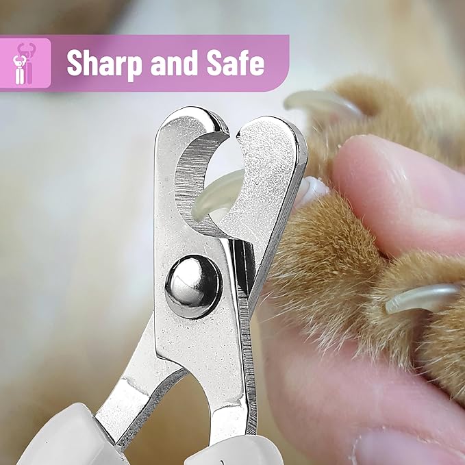 Mr. Pen- Cat Nail Clipper, Violet, Cat Nail Trimmer, Cat Nail Clippers, Cat Claw Clippers, Cat Clippers for Nails, Pet Nail Clippers, Kitten Nail Clipper, Small Dog Nail Clipper Cat Claw Trimmer-Mewly Pet