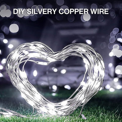 Olafus 16 Pack Fairy Lights Battery Operated, IP68 Waterproof Mini String Light, 7ft Small LED Bottle Light for Wedding Vase Centerpieces Table Decorations Christmas Indoor Party Jars Gift Cool White