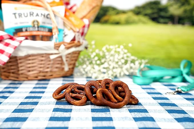 Collagen Pretzels, Bully - Collagen Dog Treats - Long Lasting Healthy Joint Support Dog Treat - Rawhide Alternative - Skin & Coat Health, 1 Bag, 8 Count-Mewly Pet