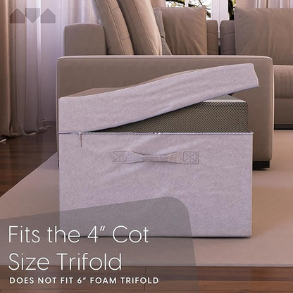 Milliard Carry Case for the Tri Folding Mattress Cot Size (75" x 31" x 4") (Mattress NOT Included)