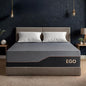 EGOHOME 14 Inch Queen Mattress, Copper Gel Memory Foam Mattress for Pain Relief, Therapeutic Mattress in a Box, CertiPUR-US Certified, Fiberglass Free Medium Mattress, Black