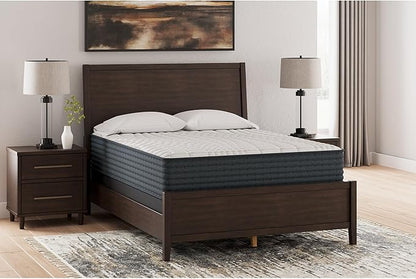 Signature Design by Ashley Hybrid 1200 12" Firm Moisture Wicking Mattress with Charcoal-Infused Gel Memory Foam and Edge Support for Pressure Relief, Temperature Regulating, King, Fiberglass Free