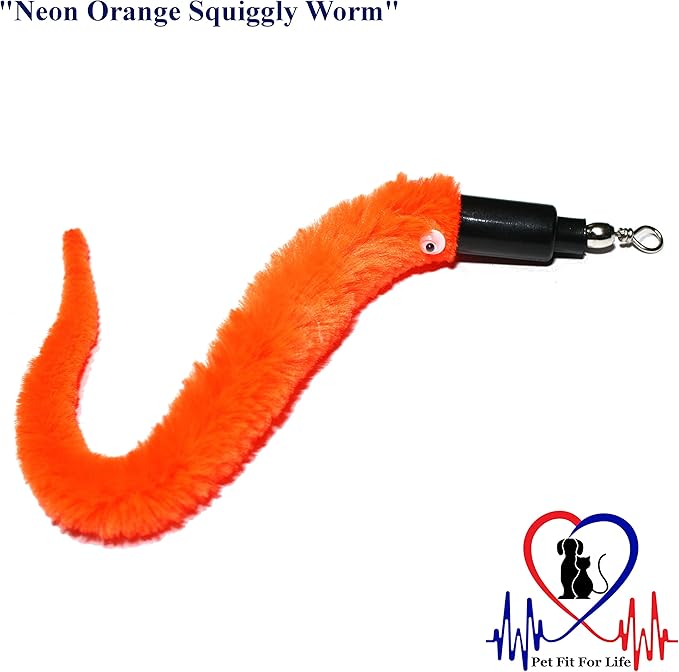 Pet Fit For Life 4 Piece Dual Rod Feather Teaser and Exerciser for Kitten and Cats - Cat Toy Interactive Cat Wand-Mewly Pet