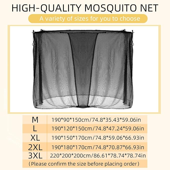 4 Corners Mosquito Net for Mosquiteros para Camas Bed Canopies Netting Bed Drapes Rectangular Mosquito Mesh for Camping Home Outdoor Travel(Black,L78 X W71 X H67 Inch,Opening)-Mewly Pet