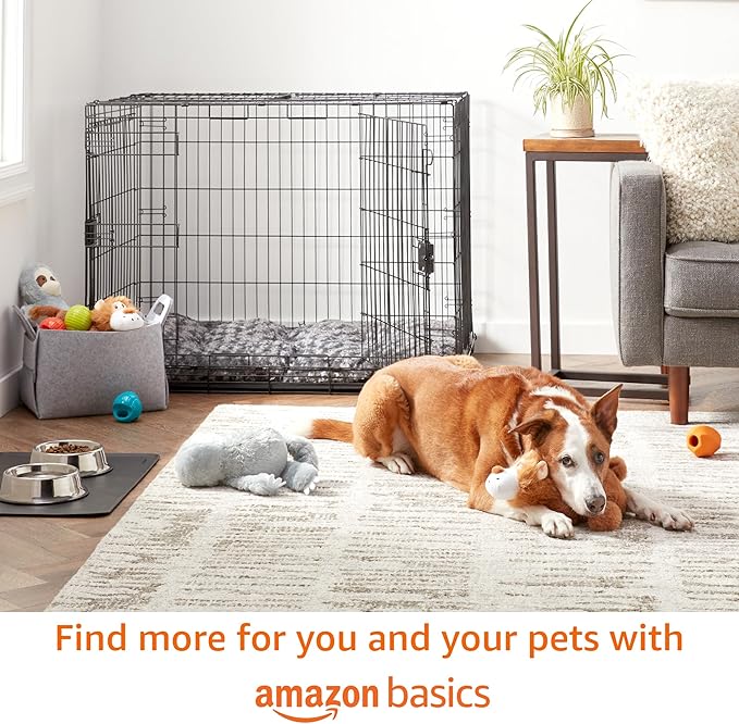 Amazon Basics Dog Poop Bags with Dispenser, 810 Count, Enhanced for Guaranteed Leakproof, Talcum Powder Scented, Includes Leash Clip-Mewly Pet