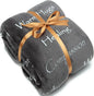 Chanasya Premium Sympathy Warm Hugs Gift Throw Blanket - Healing Gift Cancer Chemo Survivor Get Well Caring Gifts - Comfort Gift Blanket for Love Support Strength - Women Men Friend Grandpa - Gray