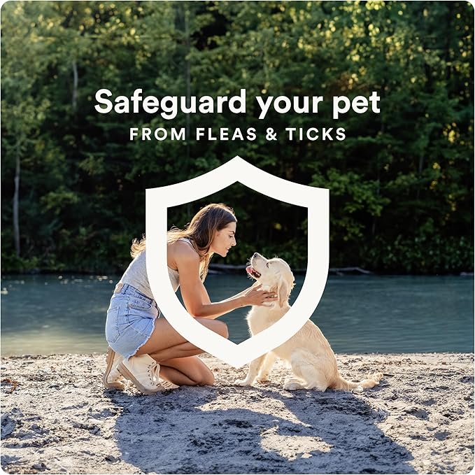 Ultra Flea and Tick Prevention for Dogs - Dog and Puppy Treatment and Control - Mosquito Repellent - XL, Fast Acting Waterproof Topical Drops, 2 Month Supply-Mewly Pet