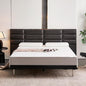 Amazon Basics Memory Foam Mattress, Soft Plush Feel, 10 Inch, Queen, White/Grey