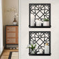 Candle Wall Sconce, Retro Wall Decor, Black Minimalism Wall Art for Living Room Bedroom Bathroom (2 Pack 11.8 x 13 in)
