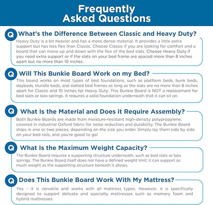 Meliusly Premium 10mm Bunkie Board Twin Size (38x75'') Patent Pending Low Profile Bed Board Design - Breathable, Noise Minimizing, Moisture Resistant Bunkieboards, Low Profile Bed Support