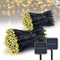 Solar String Lights Outdoor, 2 Pack 79FT 200 LED Waterproof Solar Christmas Lights with 8 Lighting Modes for Tree Yard Garden Party Xmas Decorations