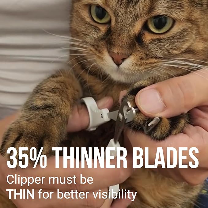 Cat Nail Clipper - Extra Sharp & Thin Blades for Indoor Cats, Small Dogs and Any Small Pets - Expertly Crafted in Korea-Mewly Pet