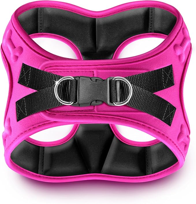 Comfort Fit Dog Harness Soft Padded No Pull Harness with Adjustable Buckles for Small Medium Large Dogs Step in Pet Vest with Easy Control Handle for Walking Jogging Running Training Dogs & Puppies-Mewly Pet