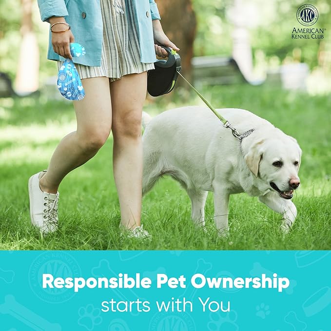 AKC Dog Poop Bags - Leak Proof Pet Waste Bags - 16 Refill Rolls - Lavender Scent - 240 Count (Toy Print)-Mewly Pet