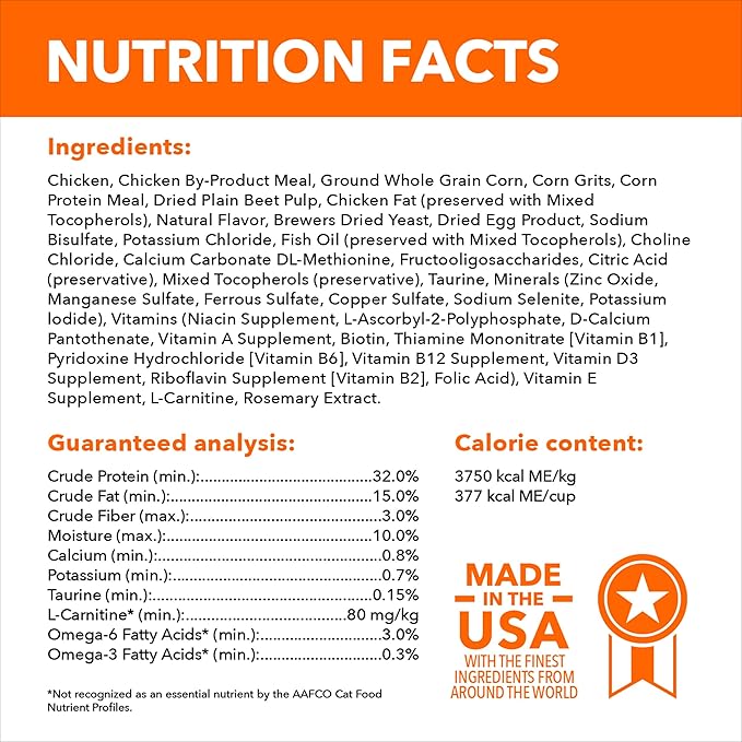 IAMS Proactive Health Adult Healthy Dry Cat Food with Chicken, 3.5 lb. Bag-Mewly Pet