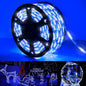 100ft LED Rope Lights Outdoor, 720 LED Connectable and Flexible Tube Lights with 8 Modes, Waterproof LED Rope Lighting for Garden Patio Bedroom Party Pool Indoor Outdoor Christmas Decor (White & Blue)