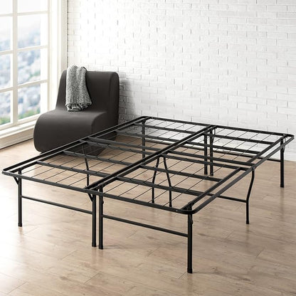 Best Price Mattress 18 Inch Metal Platform Beds w/Heavy Duty Steel Slat Mattress Foundation (No Box Spring Needed)