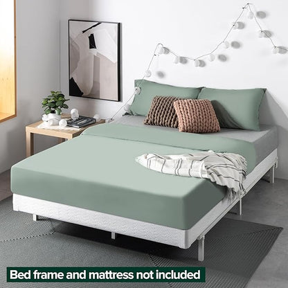 ZINUS 5 Inch Full Metal Smart Box Spring with Quick Assembly, Mattress Foundation, Strong Metal Frame, Easy Assembly