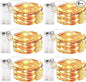 innotree 6 Pack LED Fairy String Lights Battery Operated with Timer, 10Ft 30LEDs Battery Powered Copper Wire Mini Firefly Twinkle Lights for Bedroom, Christmas, Wedding, Party Decoration, Warm White