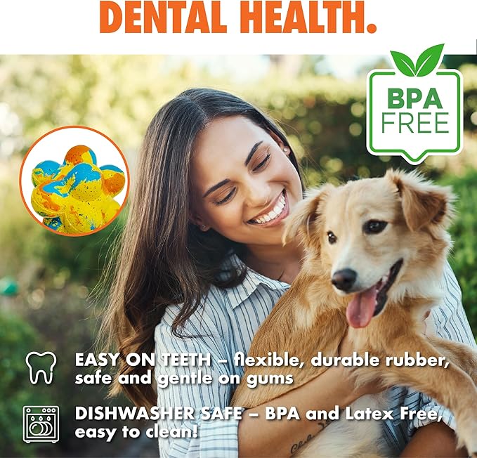 Max Fusion with Nike Grind, Arlee Pop It Dog Toy, Chew Toy for Play, Fetch, Tug, M-Mewly Pet