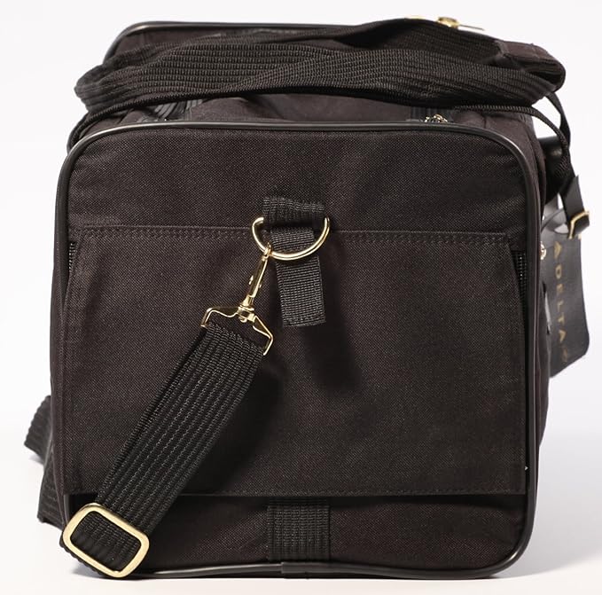 Sherpa Delta Airlines Travel Pet Carrier, Airline Approved & Guaranteed On Board - Black, Medium-Mewly Pet