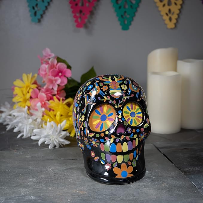 Scentsationals Wax Melt Warmer for Scented Wax Melts - Day of The Dead Collection Otomi - Candle Melter for Fragrance Cubes and Tarts