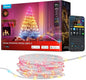 Govee Christmas Lights 2, RGBWIC 99FT 300LEDs Holiday String Lights with Shape Mapping Function, Smart LED Decoration for Indoor Outdoor Tree, 130+ Preset Scenes, Voice and APP Control, Clear Wire