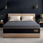 EGOHOME Hybrid King Mattress 12 Inch, Mattress with Cooling Cover, Comfort Foam & Pocket Spring Bed in a Box, Targeted Support Pressure Relief, CertiPUR-US Certified, Made in USA, 76x80x12 Black