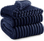 Bedsure GentleSoft Blue Full Blanket for Bed - Cozy Soft Blankets for Women, Cute Large Throws for Girls, 84x90 Inches