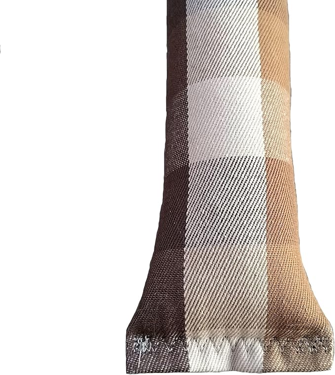 15" Catnip Cat Kicker Toys/Kitty Kick Sticks/Cat-Nip Kick Sticks (Tan and Brown Plaid) (Kickers Filled with 1 oz Premium Canadian Catnip)-Mewly Pet