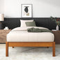 ZINUS Ellie 14 Inch Twin Bamboo Platform Bed Frame, Wood Slat Support, No Box Spring Needed, Easy Assembly, Brown