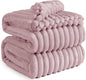 Bedsure GentleSoft Pink Full Blanket for Couch - Cozy Soft Blankets for Women, Cute Small Fleece Throws for Girls, Birthday Gifts for Women Decor Gifts for Mom, 84x90 Inches