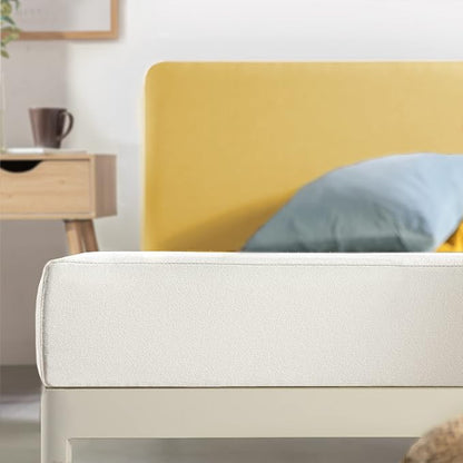 Best Price Mattress Queen Mattress 6 inch Bed-In-A-Box, Green Tea Memory Foam, Cream