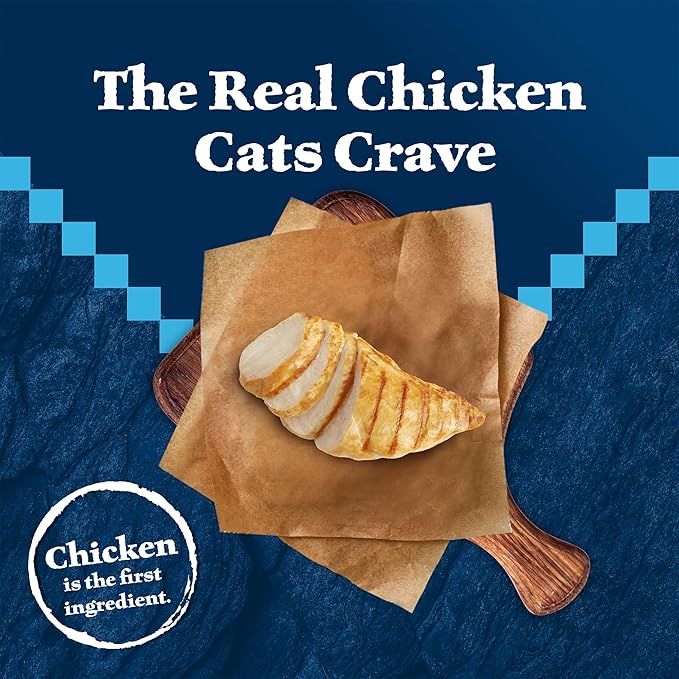 Blue Buffalo Wilderness Natural Mature Dry Cat Food for Cats 7+ Years, High-Protein and Grain-Free Diet, Supports Immune System Health and Energy to Stay Active, Chicken, 5-lb. Bag-Mewly Pet