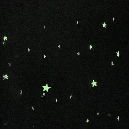 BCBYou Mosquito Net with Fluorescent Stars Glow in Dark for Baby, Kids, and Adults, for Covering Crib, Kid, Girls or Full Size Bed (Purple)