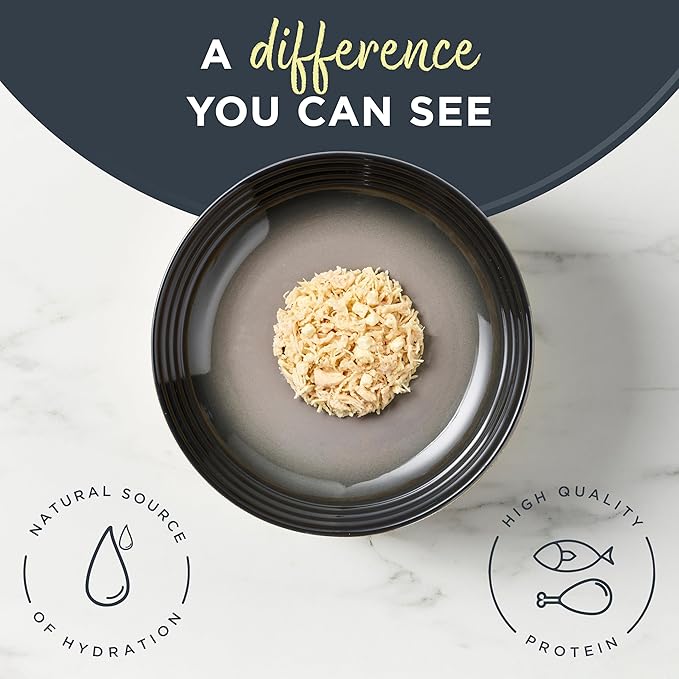 Reveal Natural Wet Cat Food, 24 Count, Grain Free, Limited Ingredient Canned Food for Cats, Chicken Breast with Cheese in Broth, 2.47 oz Cans-Mewly Pet