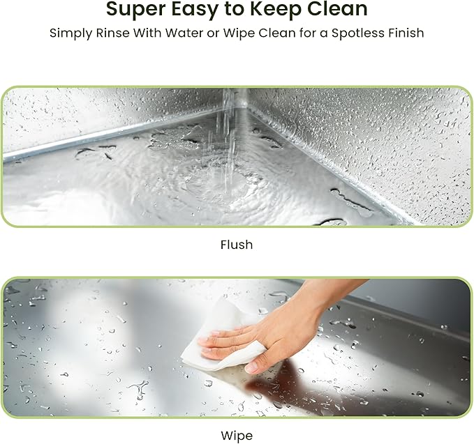 Cattasaurus Stainless Steel XL Cat Litter Box with Lid for Large Cats Up to 40lbs, Removable Kitty Litter Box Enclosure, Top Entry Litter Box, Durable Scoop & Pedal (Stainless Steel - Only Base)-Mewly Pet