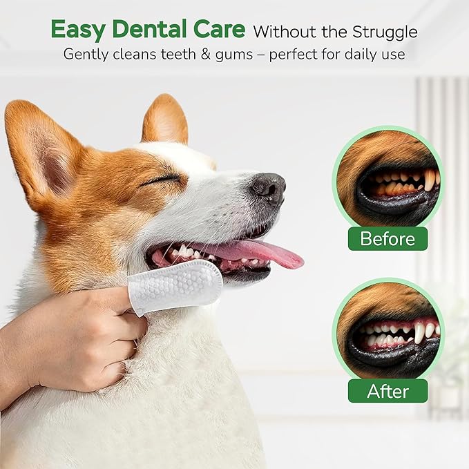 Puppy Essentials Kit Contains Dog Wipes for Paws and Butt, Nourishing Paw Balm, Teeth Cleaning Wipes & Poop Bags Set | Dog Camping Essentials and Travel Accessories-Mewly Pet