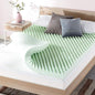 Best Price Mattress 4 Inch Egg Crate Memory Foam Mattress Topper with Calming Green Tea Infusion, CertiPUR-US Certified, Twin XL