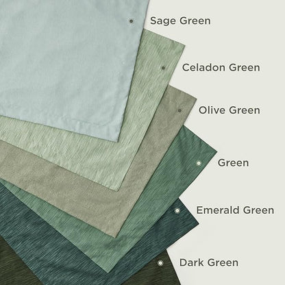 Bedsure Queen Comforter Set - Emerald Green Soft Bedding for All Seasons, Cationic Dyed Bed Set, 3 Pieces, 1 Queen Size Comforter (90"x90") and 2 Pillow Shams (20"x26"+2")