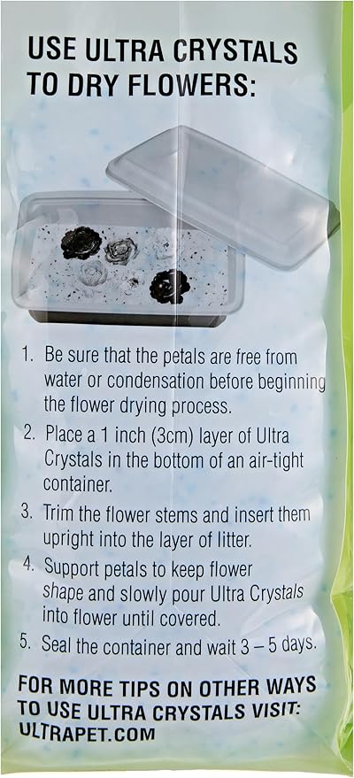 Ultra Fresh Scented Micro Crystals Premium Cat Litter - 99.9% Dust Free, Soft on Paws - 5 Lbs.-Mewly Pet