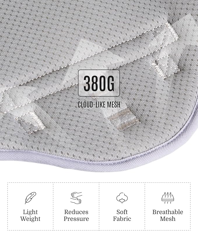 2025 New Edition, Fei & Eve MagEase Dog Harness - 3-Second Magnetic Buckles | 3-Point No-Pull Control | Heavy-Duty 900D Nylon | Dual Safety Handles | Breathable Mesh | Adjustable Fit | Medium, Gray-Mewly Pet