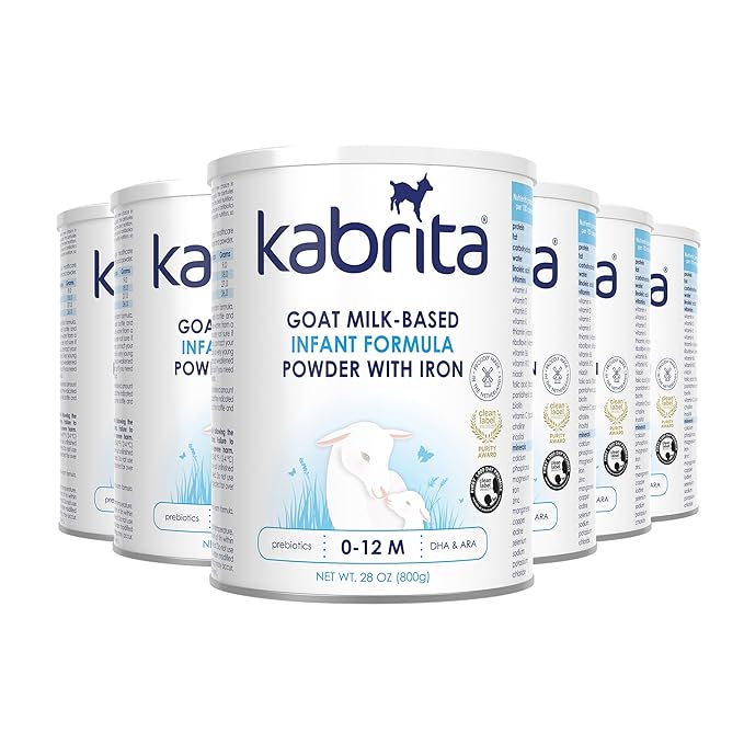 Kabrita Goat Milk-Based Infant Formula – 28oz – Pack of 6 – Natural, Gentle Baby Formula – European, Non-GMO – Ages 0-12 Months-Mewly Pet