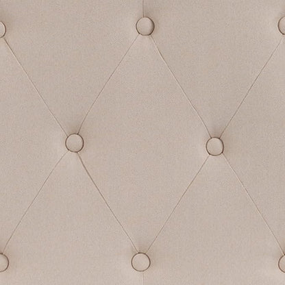 Flash Furniture Cambridge Button Tufted and Diamond Stitched Upholstered Full Size Headboard in Beige Fabric