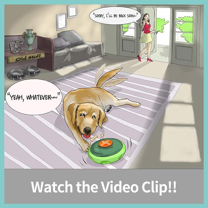 SmellyUFO Durable Interactive Treat Dispensing Puzzle/Enrichment Toy for Dogs - Mind Stimulating Food Game/Slow Feeder/Wobble Toy - from Small Puppies to Large Dogs-Mewly Pet