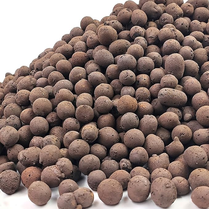 2 lbs Clay Pebbles for Plants, 8-12 mm Leca Clay Balls for Indoor Plants, Orchid Potting Mixes, Hydroponic Growing, Aquaponics, Potted Top Dressing and Drainage-Mewly Pet