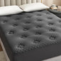 Hansleep California King Mattress Topper Viscose Derived from Bamboo, Memory Foam Pillow Top Mattress Topper Cal King with Deep Pocket, Mattress Pad for Back Pain Relief, 72" x 84", Charcoal
