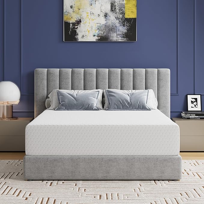 Avenco King Size Mattress, 12 Inch King Memory Foam Mattress in a Box for Comfort Sleep & Pain Relief, CertiPUR-US Certified King Mattresses Soft