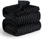 Bedsure GentleSoft Black California King Size Blanket for Bed - Cozy Soft Blankets for Women, Cute Large Throws for Girls, 102x96 Inches