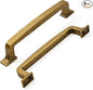 khtumeware 6 Pack 6-1/4 Inch Antique Brass Cabinet Pulls Vintage Drawer Pulls Kitchen Cabinet Hardware Kitchen Handles for Cabinets Cupboard Handles Drawer Handles